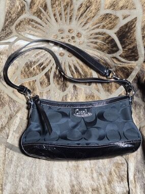 Used Coach Park Signature East-West Duffle